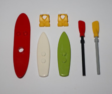 Lego ® City Lot 7 Accessoire Minifig Nautique Planche Surf + Rame + Gilet NEW