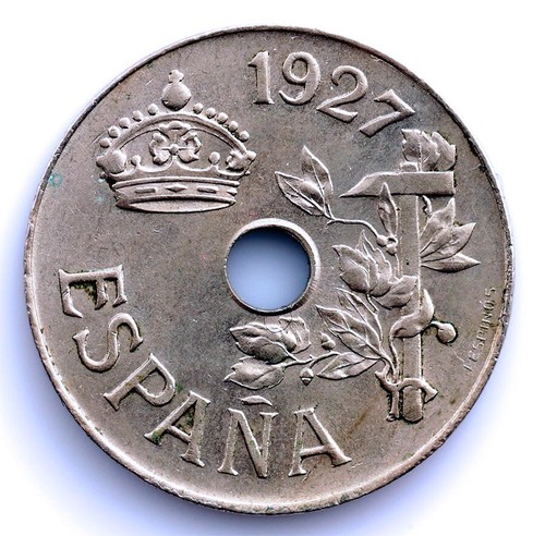 Espagne alfonso xiii 25 - sc-espagne-alfonso, xiii.