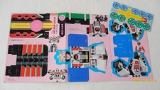 POWER RANGERS printed in JAPAN 1993 : Découpage carton / Planche à découper Zord