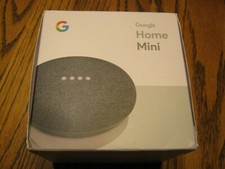 Sealed Brand New Google Home Mini Charcoal Google Assistant 