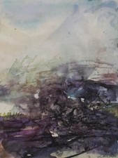 ZAO WOU-KI : Paysage embrumé