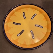 Grand plateau de service rond