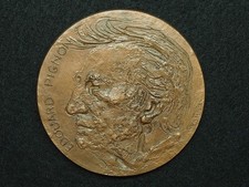 MEDAILLE ART BRONZE 68mm par COUTURIER à ÉDOUARD PIGNON - PEINTRE 1905-1993