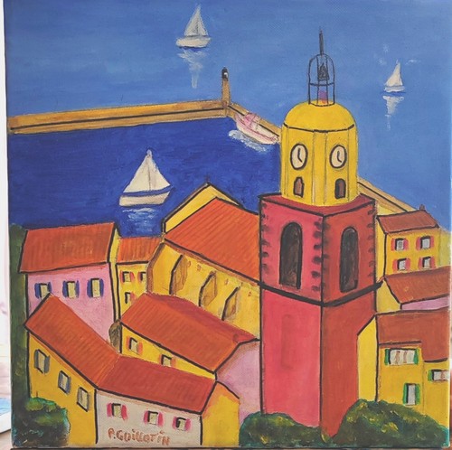 Guillotin tableau peinture - guillotin.,