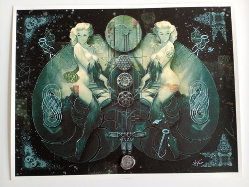 Handiedan triade giclée - "triade", .