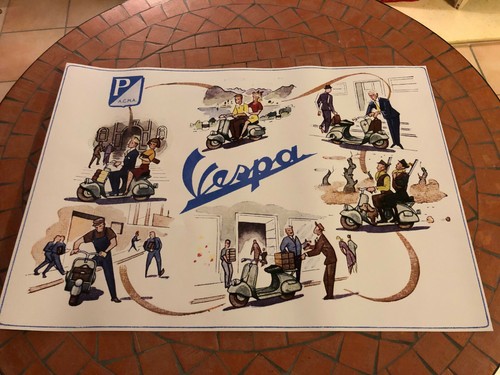 Affiche vespa acma faro - vespa, basso