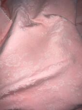 Tissu ancien toile à matelas métis damassée rose larg 113 cm x H 190 cm  C705