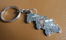 Porte clé métal Jeep Willys et sa remorque US Army Militaire WW2 Armée.