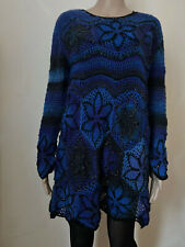 robe tunique manches longues en laine dégradée très tendance 