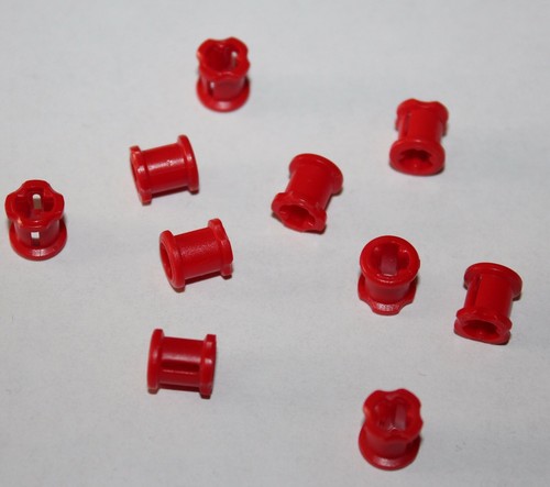 Lego red technic bush ref - technic,