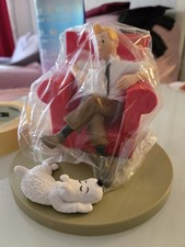 Figurine Tintin Et Milou Fauteuil Neuf En PVC 12 Cm Avec Socle