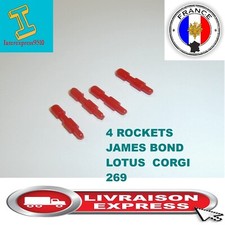 lot de 4 rockets corgi james bond lotus esprit 269