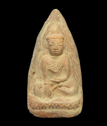 Plaque terre cuite bouddha - plaque,