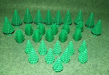 lot de végétation mini bloc de construction arbres buissons