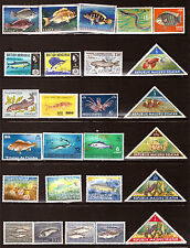 TOUS PAYS Poissons des diverses mer , d'aquarium et d'eau douce  F239