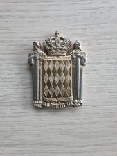 Plaque de Calandre Automobile MONACO ( bronze doré )