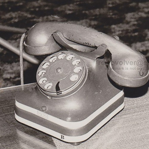 Téléphone cadran rotatif - téléphone,