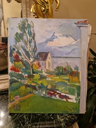 Peinture ancienne huile sur - ancienne,