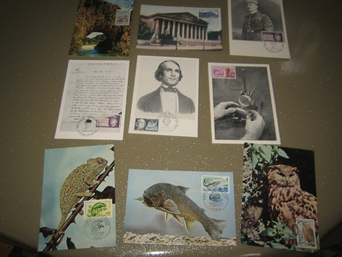 Lot cartes 1er jour - 9, 1971