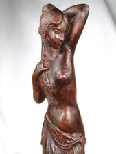 SUPERBE SCULPTURE FEMME NUE TERRE CUITE EP. ART DECO SIGNEE Ca. 1920/1930 STATUE