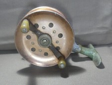 Moulinet Pezon Michel REVERALU Bronze cuivre aluminium 9cm diamètre fonctionne