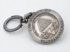 PORTE CLÉS ANCIEN - KEYCHAIN - RENAULT - ETS QUELLET - PARIS 15è