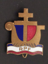 Politique : insigne des assises du RPF de De Gaulle 1952