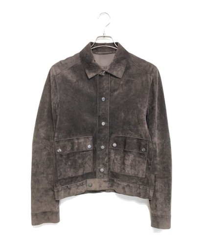 Veste cuir daim - en,