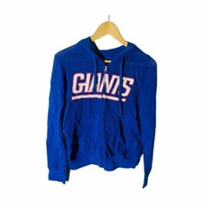 G-III Femmes New York Giants Rideau Appel Zip Entier Capuche, Royal Bleu, Petit