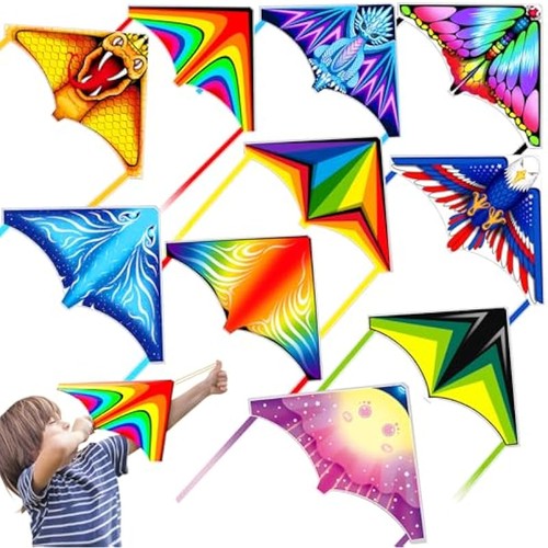 Rainbow mini kites with - rainbow,