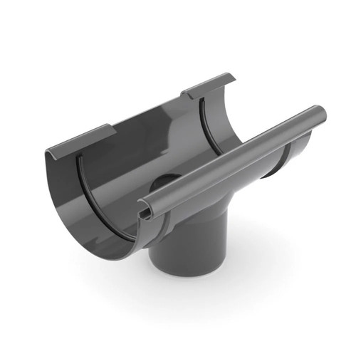 Raccord gouttière graphite - raccord,
