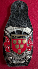 insigne de pompiers,pucelle,Sapeurs pompiers département de la Mayenne (50i)