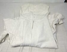 Robe de Marièe avec jupon ancienne cousue main et machine taille 36