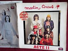 MARTIN CIRCUS - ACTE II - 1st Press French 1971 - 2 LP - Code  prix : Ⓣ + Ⓣ / EX