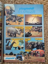 Publicité de presse Playmobil En Afrique Journal Tintin 1985