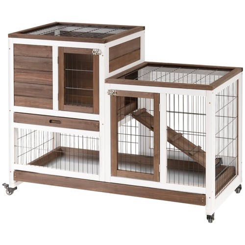 Pawhut clapier 110x50x88cm - pawhut,