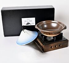 Pots Mt Fuji Poêle à bois cadeau Arita porcelaine faïence pot plat à pot unique