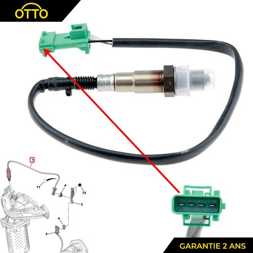 Sonde lambda capteur oxygene - capteur, d'oxygene