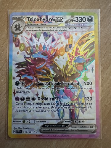 Carte pokémon trioxhydre - pokémon, ex