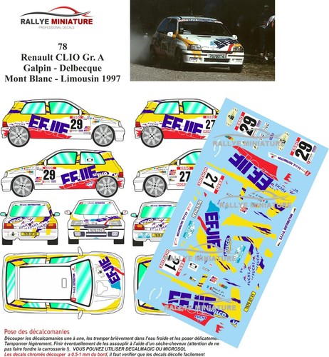 Decals ref 0078 renault - decals,