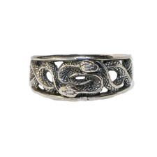 Enlacés Serpent Bague 925