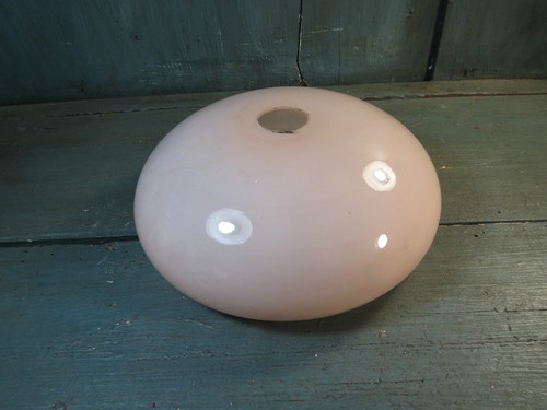 Ancien abat jour - opaline, rose