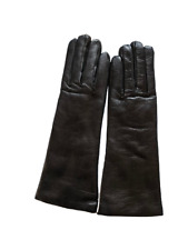Gants longs femme cuir nappa