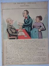 La Galerie Comique de Gustave Frison : " Chez le Commissaire " fin XIXe