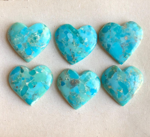 Cabochons turquoise mohave - cabochons,