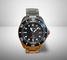 Seiko Prospex SBDJ051 V157-0DP0 Diver Scuba 200m Solar Sapphire Watch Noir