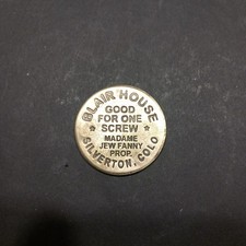 Jeton maison close. Blair