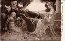 CPA E. SONREL POESIE DU SOIR SALON DE PARIS (1271587)