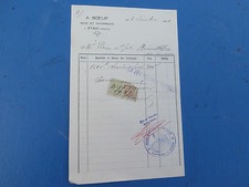 facture ancienne BOEUF Bois et Charbons à ETAIN Meuse 1921