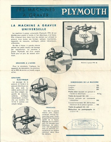 Publicité plymouth machine - machine, à